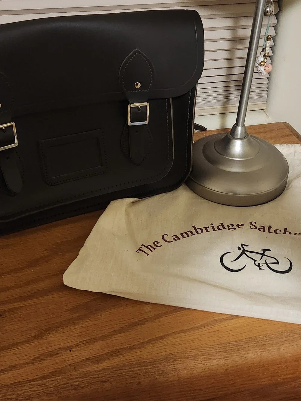 The Cambridge Satchel Company Black Leather Messenger Satchel